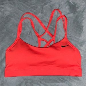 Nike Strappy Sports Bra- Bright Red!